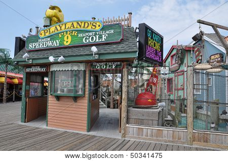 Ocean City Boardwalk in New Jersey