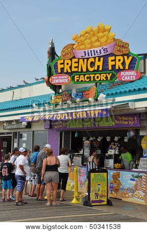 Ocean City Boardwalk in New Jersey