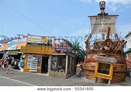 Ocean City Boardwalk in New Jersey