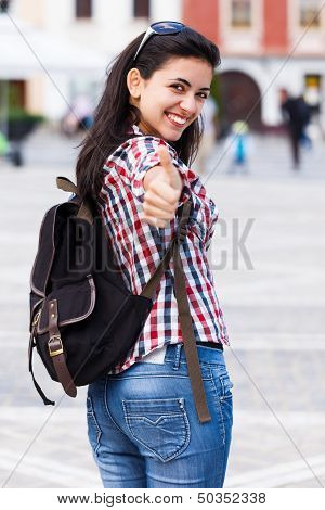 Happy Tourist