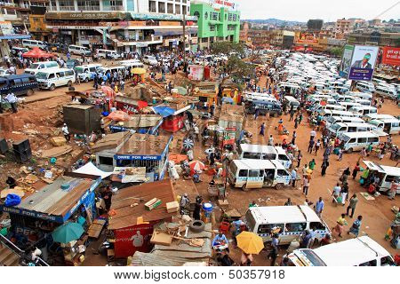 Busy Kampala Uganda