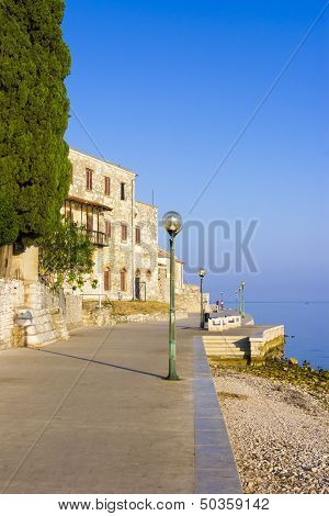 Porec - Old Adriatic Town In Croatia, Istria Region. Popular Touristic Destination.