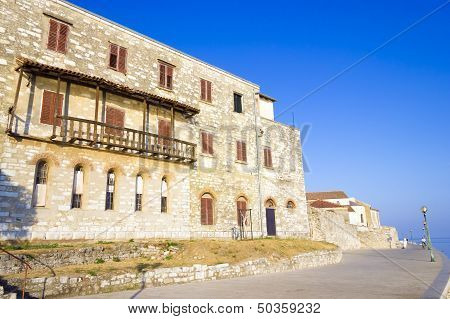 Porec - Old Adriatic Town In Croatia, Istria Region. Popular Touristic Destination.