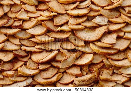 Dried Apples Background