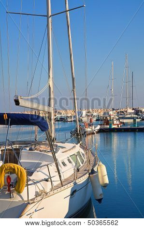 Panoramic view of Rodi Garganico. Puglia. Italy.