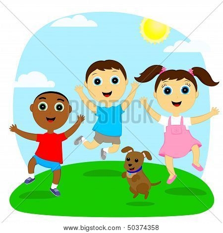 Bouncing Children