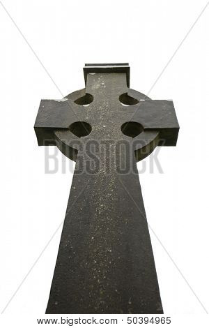 Celtic cross at Kilfenora Cathedral, Ireland