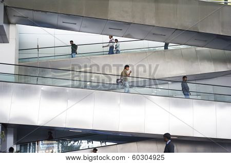Escalator At Indira Gandhi Intarnational Airport