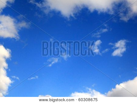 blue sky with clouds