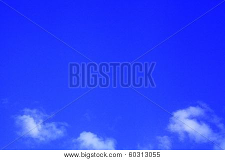 blue sky with clouds