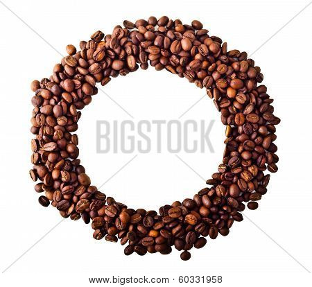 Circle from Coffee beans