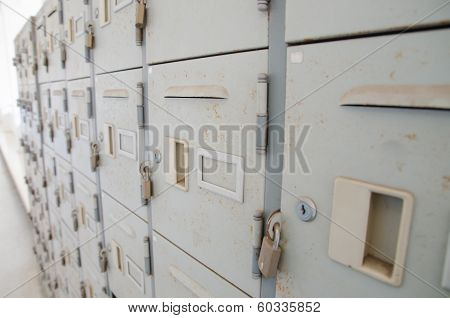 Rusted Old Lockers