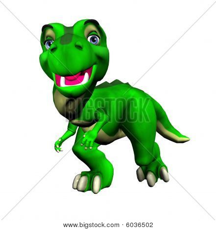 Toon T-rex