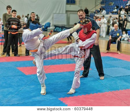 Competition On Kyokushinkai Karate.
