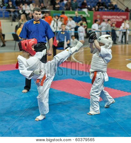 Competition On Kyokushinkai Karate.