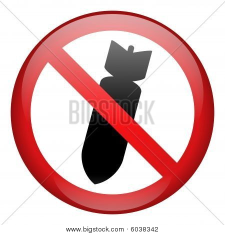 Stop Bombing Sign