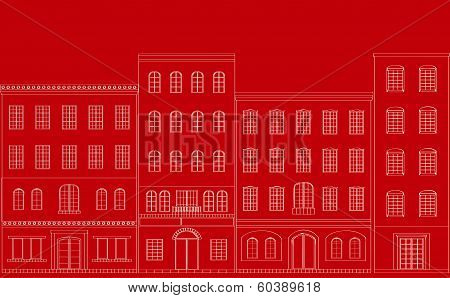 Residential area red