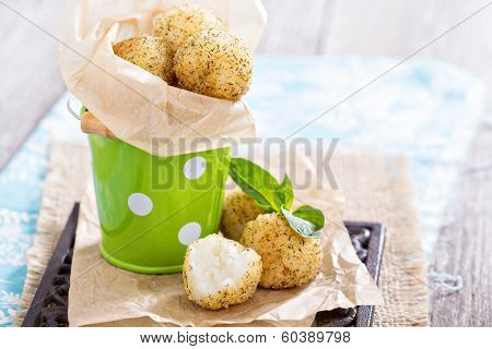 Vegan risotto arancini