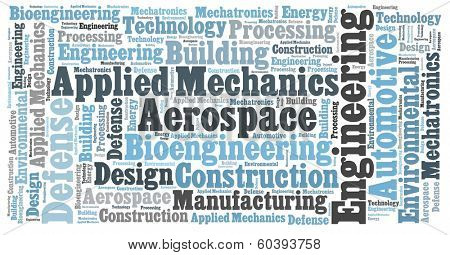 Engineering in word collage