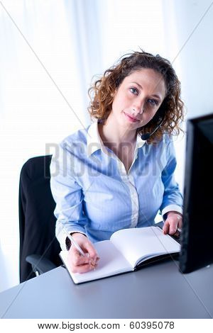 portrait of a beautiful young executive women