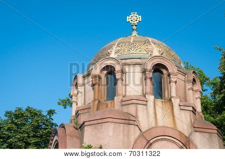 chapel in Alexander Nevsky Lavra, St Petersburg, Russia