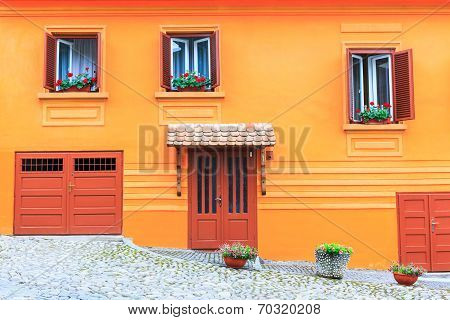 Facade Of A Historic Building