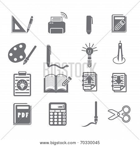 Tools Learning  Icon Set 3