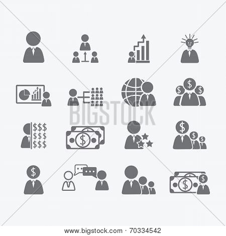 Business Human Icons