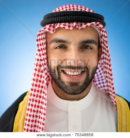 Arabic young sheikh posing