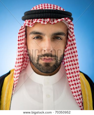 Arabic young sheikh posing