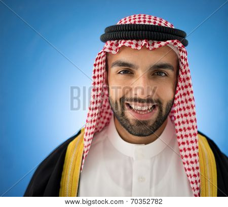 Arabic young sheikh posing