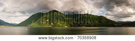 Panorama Of Lake Lugano