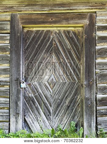 wooden door background