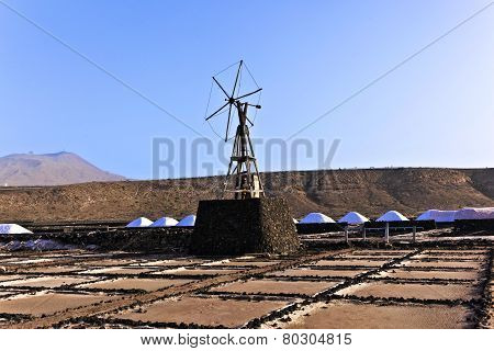 Salt Refinery, Saline From Janubio, Lanzarote