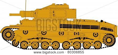 German battle tank