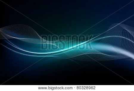 Blue abstract background.