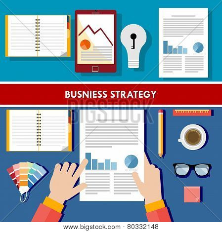 Business Idea concept Illustration - Illustration Business strategy