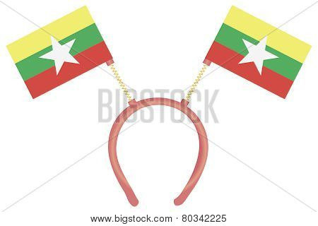Witty Headdress Flags Burma