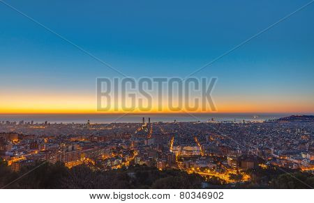 Barcelona before sunrise