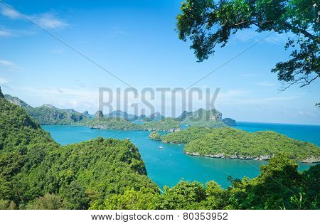 View Point, Wua Talab Island, Ang Thong National Marine Park, Koh Samui, Thailand