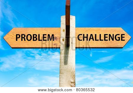 Problem versus Challenge messages