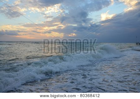 Evening surf
