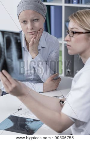 Patient With Spinal Cord Tumor