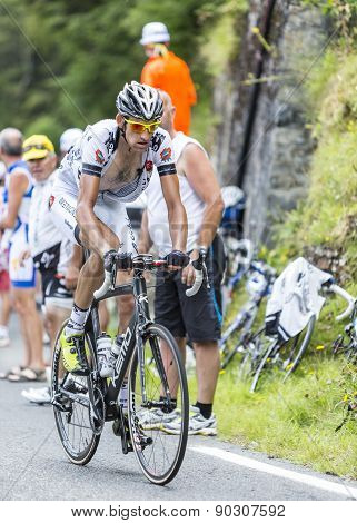 Florian Guillou On Col Du Tourmalet - Tour De France 2014
