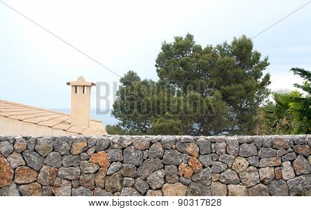 Traditional Mallorquin roof