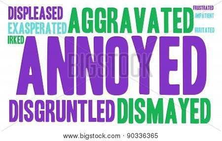 Annoyed Word Cloud Image & Photo (Free Trial) | Bigstock