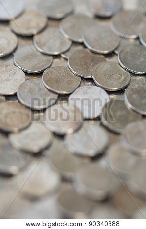 Silver nail head pattern background