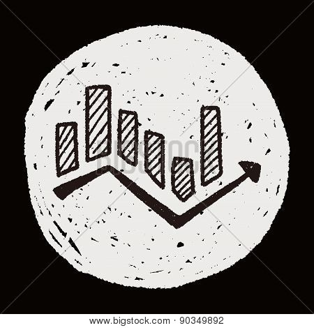 Chart Infograp;hic Doodle Drawing
