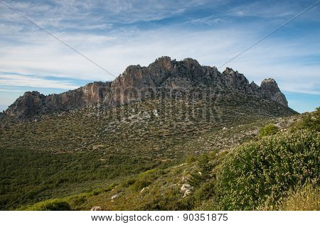 Pentadaktylos Rocky Mountain Peaks In Cyprus