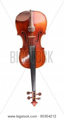 Red Violin Isolated